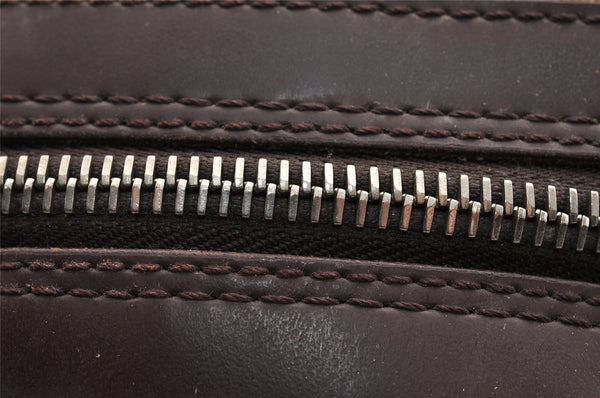 Authentic Louis Vuitton Damier Duomo Hand Boston Bag Purse N60008 LV 7225I