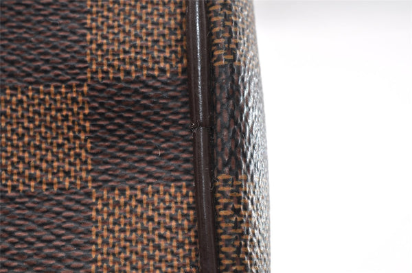 Authentic Louis Vuitton Damier Duomo Hand Boston Bag Purse N60008 LV 7225I