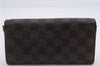 Authentic Louis Vuitton Damier Portefeuille Sarah Purse Wallet N61734 LV 7226D