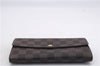 Authentic Louis Vuitton Damier Portefeuille Sarah Purse Wallet N61734 LV 7226D