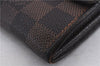 Authentic Louis Vuitton Damier Portefeuille Sarah Purse Wallet N61734 LV 7226D