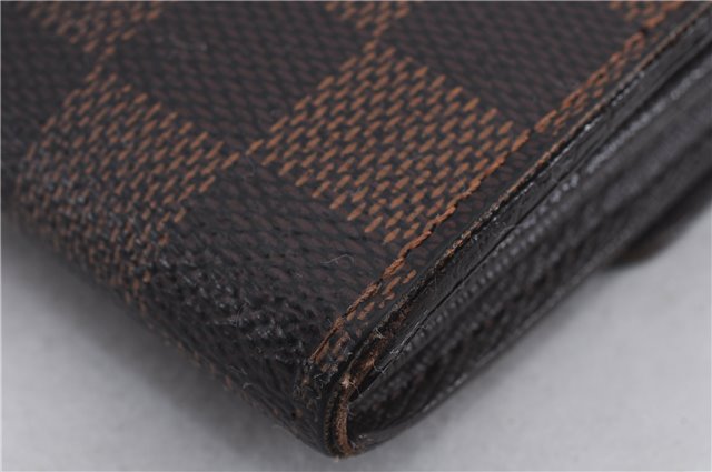 Authentic Louis Vuitton Damier Portefeuille Sarah Purse Wallet N61734 LV 7226D