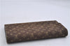 Louis Vuitton Monogram Mini Lin Portefeuille Sarah Wallet Brown M95234 LV 7228D