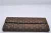 Louis Vuitton Monogram Mini Lin Portefeuille Sarah Wallet Brown M95234 LV 7228D