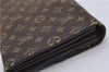 Louis Vuitton Monogram Mini Lin Portefeuille Sarah Wallet Brown M95234 LV 7228D