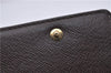 Louis Vuitton Monogram Mini Lin Portefeuille Sarah Wallet Brown M95234 LV 7228D