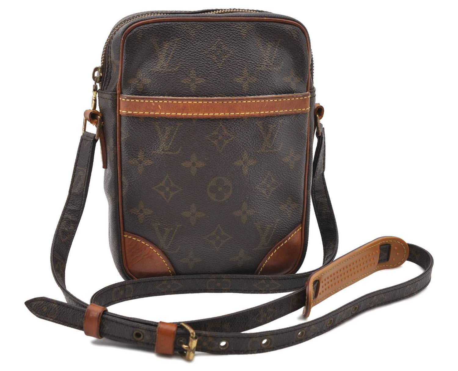 Authentic LOUIS VUITTON Monogram Danube Shoulder Cross Body Bag M45266 LV 7229C
