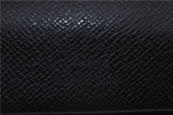 Authentic Louis Vuitton Epi Long Wallet Purse Black Blue 3Set LV Junk 7230D