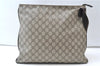 Authentic GUCCI Shoulder Cross Body Bag GG PVC Leather 141198 Brown 7231E