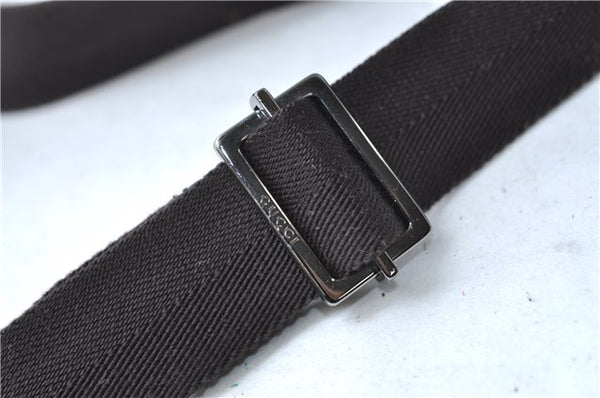 Authentic GUCCI Shoulder Cross Body Bag GG PVC Leather 141198 Brown 7231E