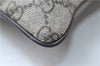 Authentic GUCCI Shoulder Cross Body Bag GG PVC Leather 141198 Brown 7231E
