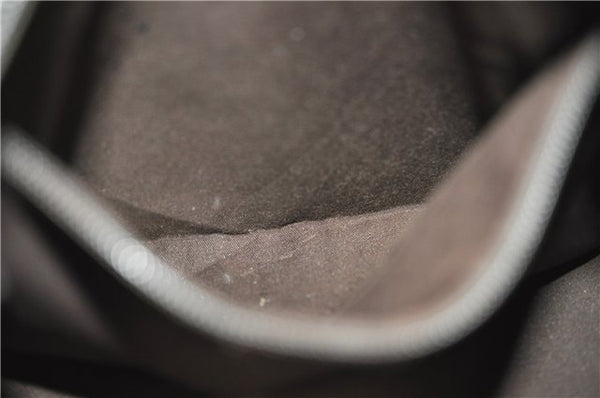 Authentic GUCCI Shoulder Cross Body Bag GG PVC Leather 141198 Brown 7231E