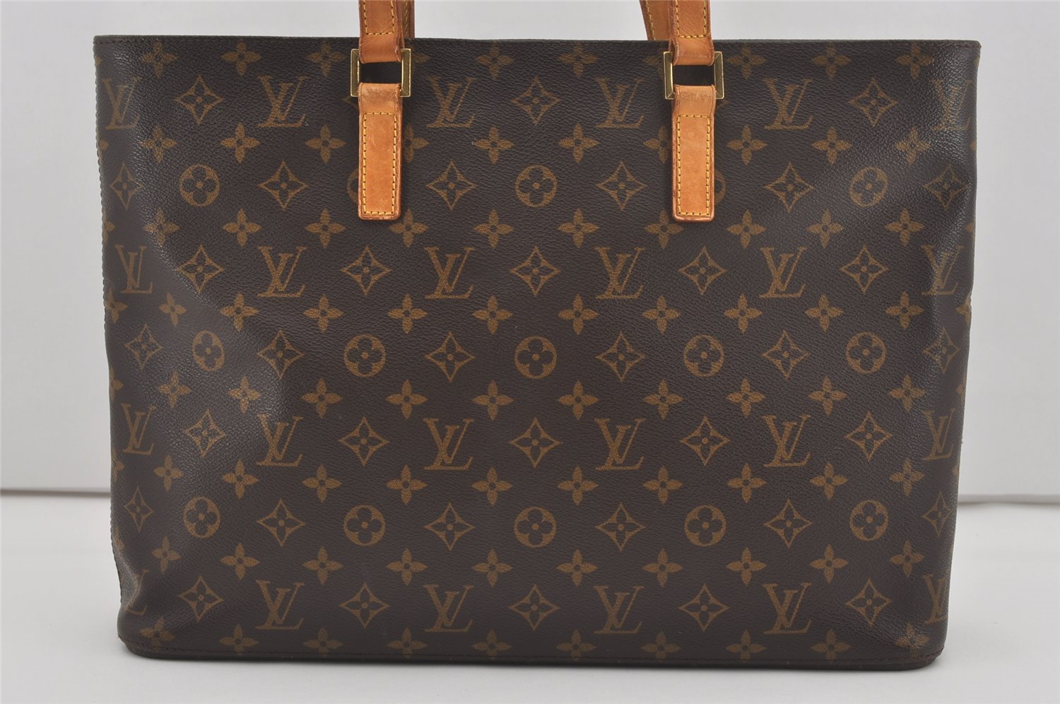 Authentic Louis Vuitton Monogram Luco Shoulder Tote Bag M51155 LV 7231I