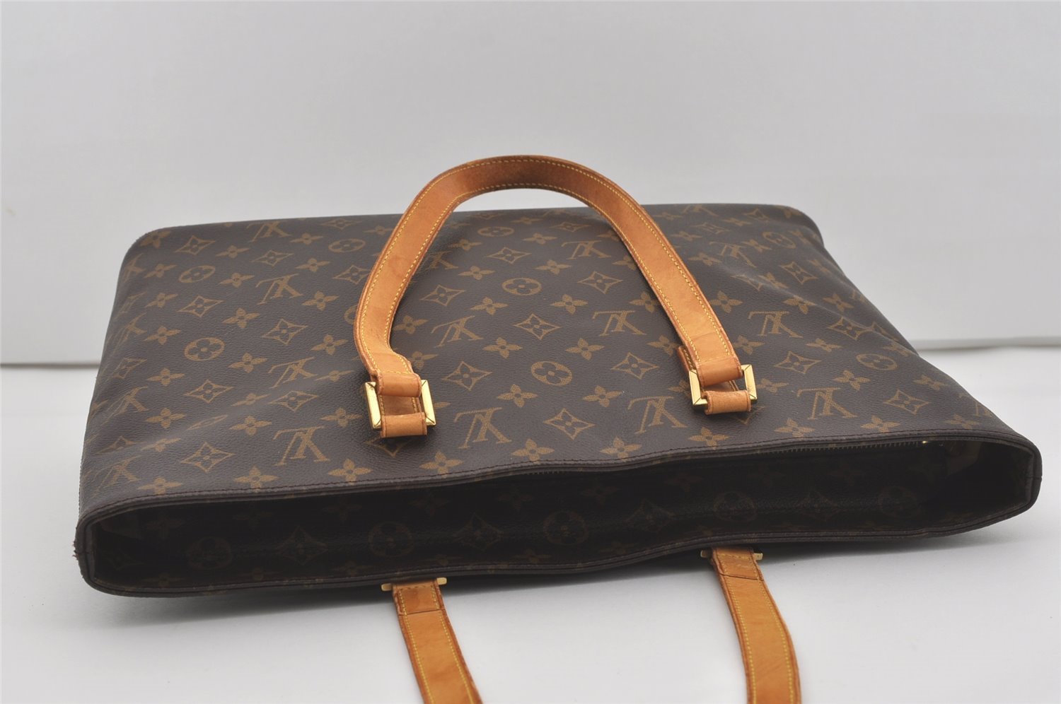Authentic Louis Vuitton Monogram Luco Shoulder Tote Bag M51155 LV 7231I