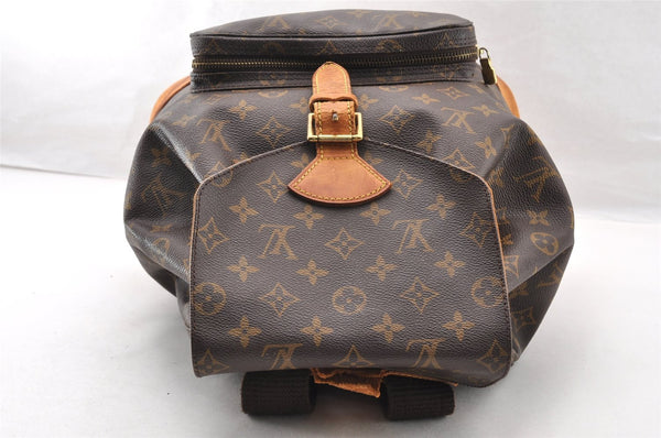Authentic Louis Vuitton Monogram Montsouris GM Backpack M51135 LV 7233I
