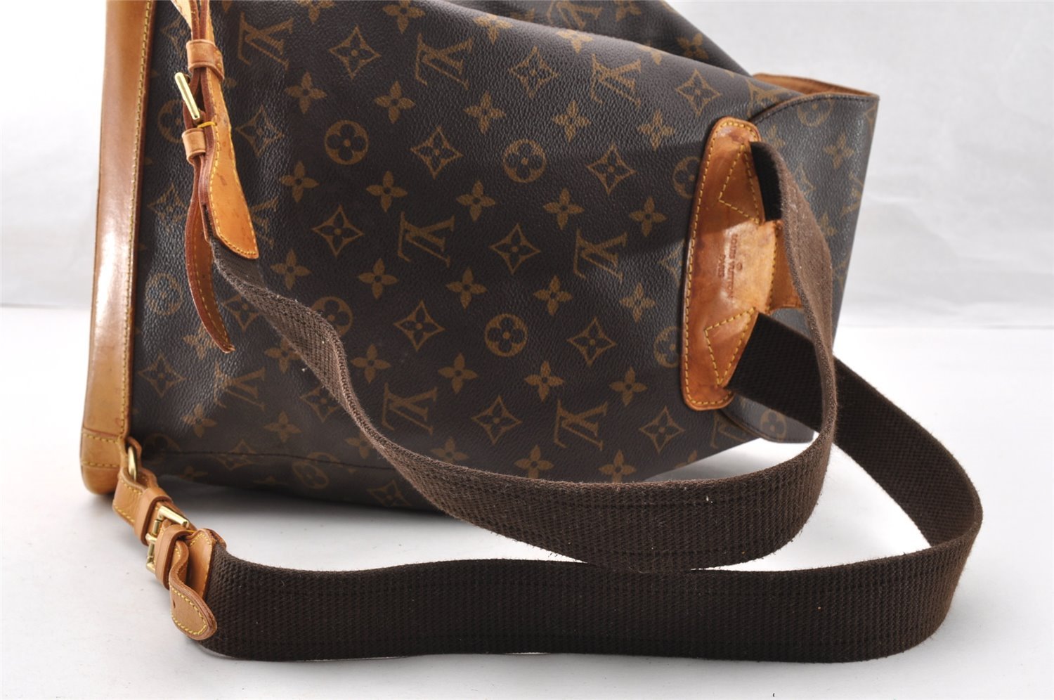Authentic Louis Vuitton Monogram Montsouris GM Backpack M51135 LV 7233I