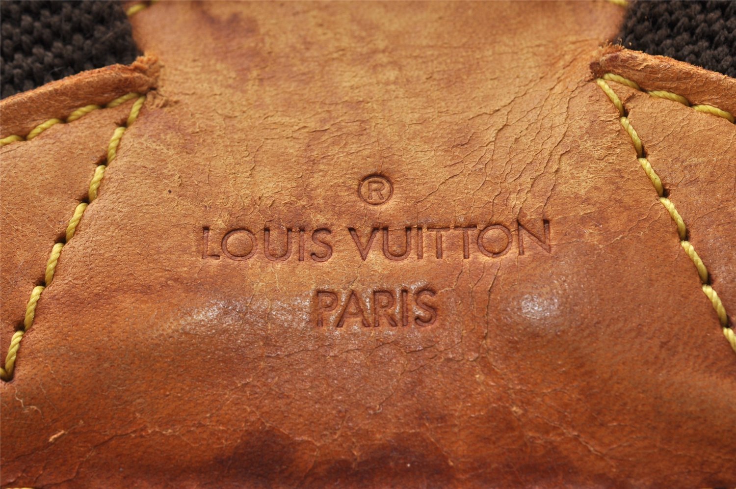Authentic Louis Vuitton Monogram Montsouris GM Backpack M51135 LV 7233I