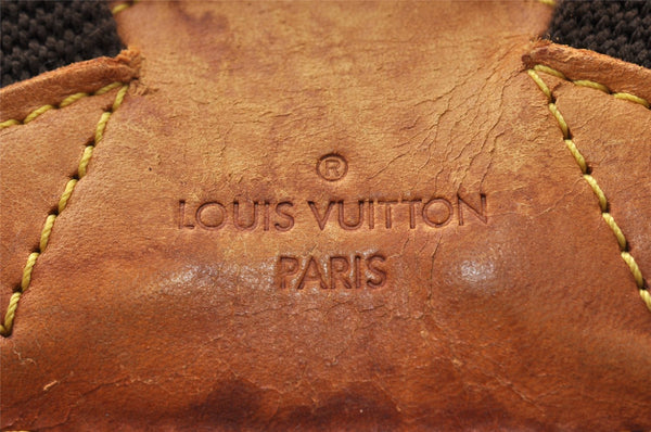 Authentic Louis Vuitton Monogram Montsouris GM Backpack M51135 LV 7233I