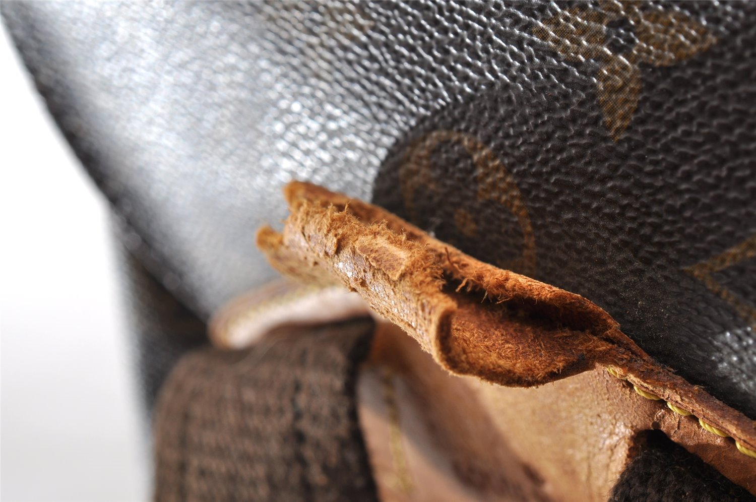 Authentic Louis Vuitton Monogram Montsouris GM Backpack M51135 LV 7233I