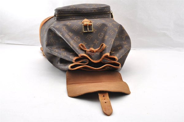Authentic Louis Vuitton Monogram Montsouris GM Backpack M51135 LV 7233I