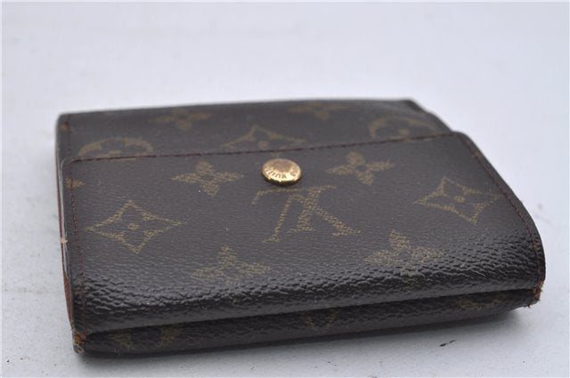 Auth Louis Vuitton Monogram Porte Monnaie Billet Carte Credit M61652 LV 7235D