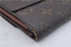 Auth Louis Vuitton Monogram Porte Monnaie Billet Carte Credit M61652 LV 7235D