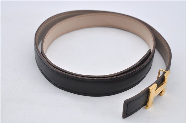 Authentic HERMES Mini Constance Leather Belt Size 75cm 29.5