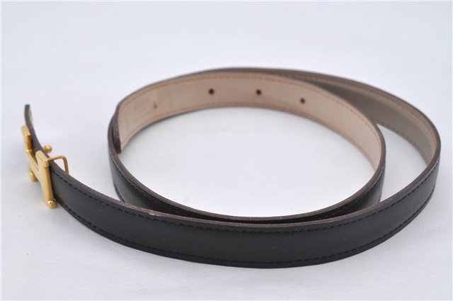 Authentic HERMES Mini Constance Leather Belt Size 75cm 29.5