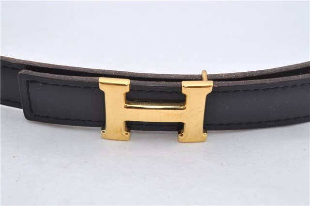 Authentic HERMES Mini Constance Leather Belt Size 75cm 29.5