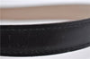 Authentic HERMES Mini Constance Leather Belt Size 75cm 29.5" Black Beige 7235E