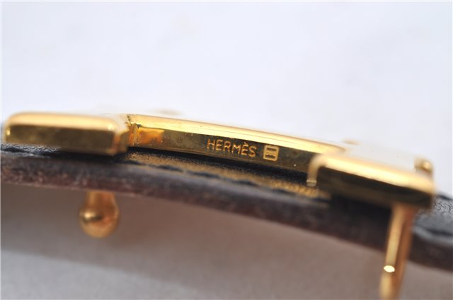 Authentic HERMES Mini Constance Leather Belt Size 75cm 29.5