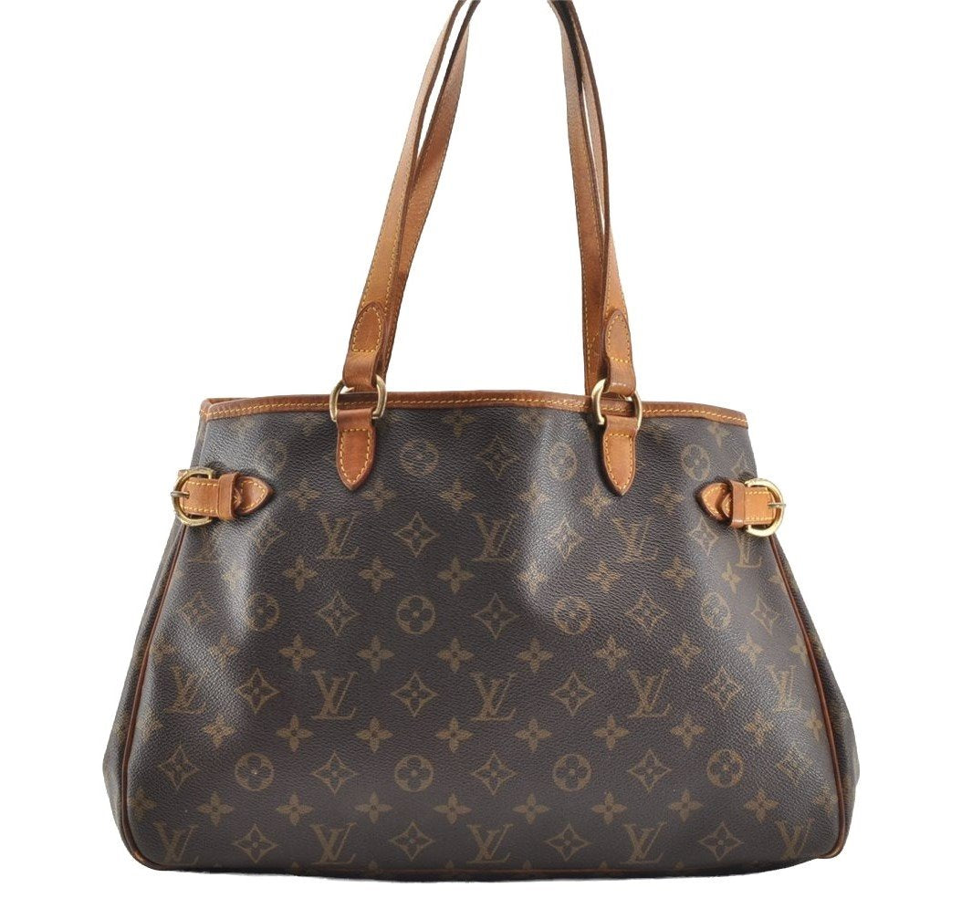 Authentic Louis Vuitton Monogram Batignolles Horizontal Tote Bag M51154 LV 7235I