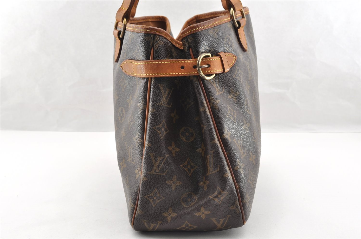 Authentic Louis Vuitton Monogram Batignolles Horizontal Tote Bag M51154 LV 7235I