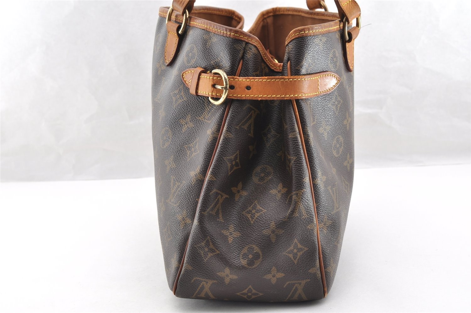 Authentic Louis Vuitton Monogram Batignolles Horizontal Tote Bag M51154 LV 7235I