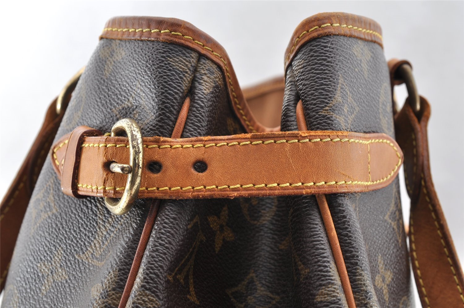 Authentic Louis Vuitton Monogram Batignolles Horizontal Tote Bag M51154 LV 7235I