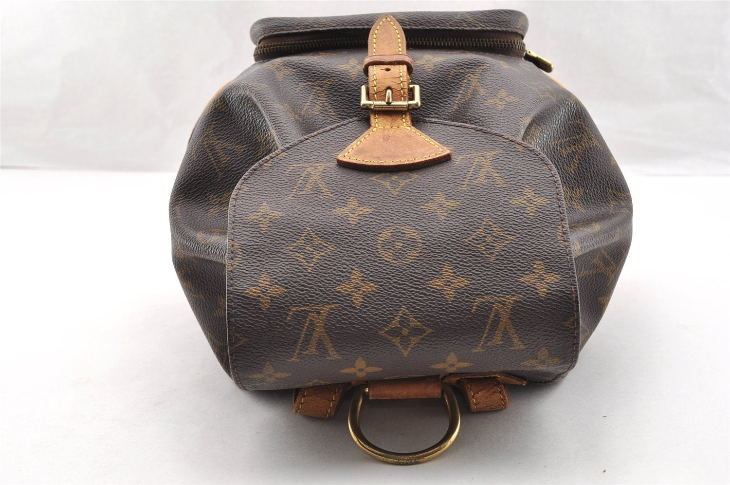 Authentic Louis Vuitton Monogram Montsouris MM Backpack M51136 LV 7237I