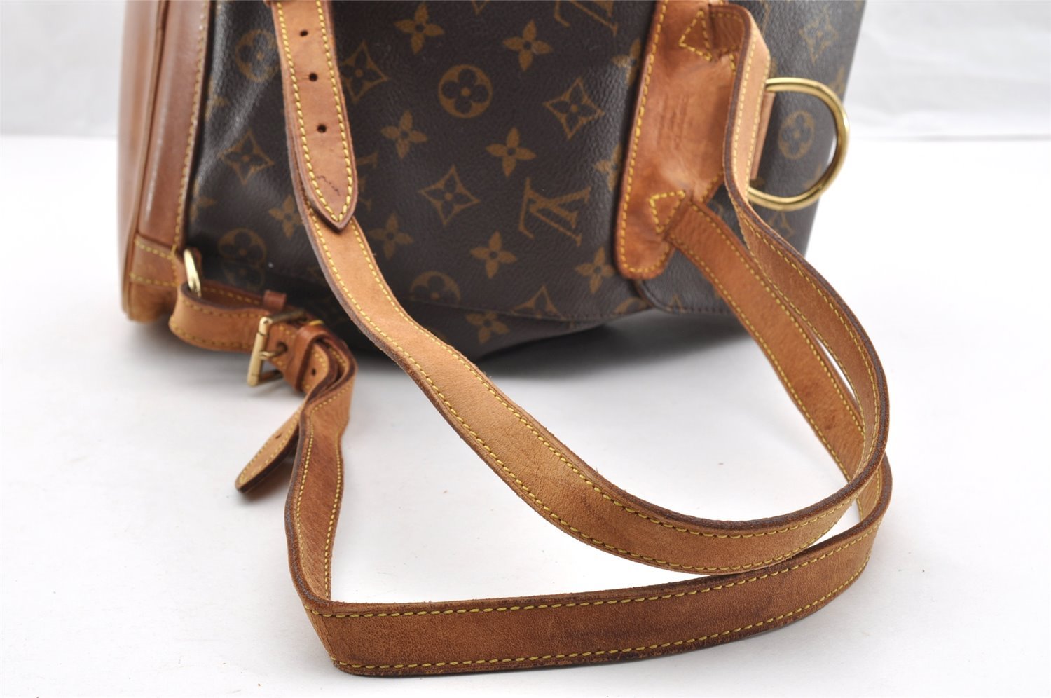 Authentic Louis Vuitton Monogram Montsouris MM Backpack M51136 LV 7237I