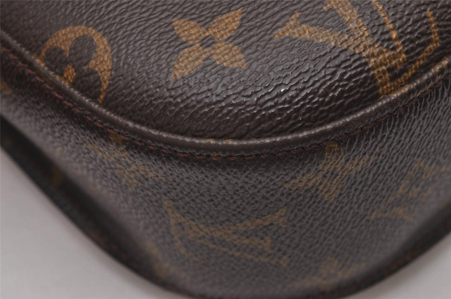 Authentic Louis Vuitton Monogram Saint Cloud GM M51242 Shoulder Cross Bag 7238I