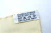 Authentic HERMES Carre 90 Scarf "GRANDS FONDS detai" Silk Ivory 7239E