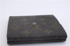 Authentic Louis Vuitton Monogram Trifold Wallet Pass Case Brown 3Set LV 7240D