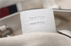 Authentic GUCCI Sherry Line Shoulder Tote Bag Canvas Leather 232973 White 7241F