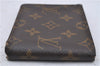 Auth Louis Vuitton Monogram Portefeuille Multiple Bifold Wallet M60895 LV 7243D