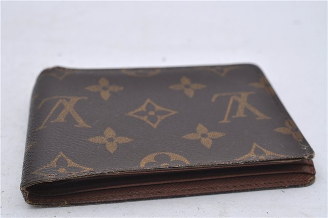 Auth Louis Vuitton Monogram Portefeuille Multiple Bifold Wallet M60895 LV 7243D