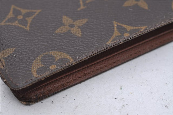 Auth Louis Vuitton Monogram Portefeuille Multiple Bifold Wallet M60895 LV 7243D