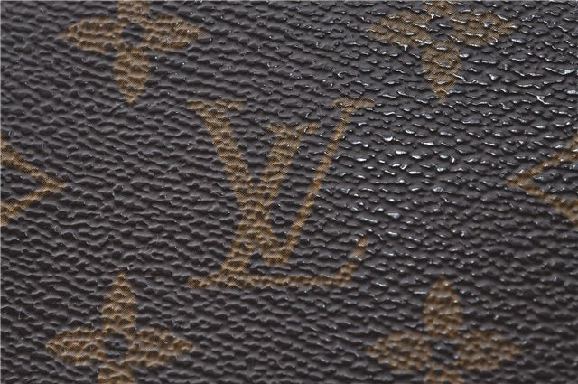 Auth Louis Vuitton Monogram Portefeuille Multiple Bifold Wallet M60895 LV 7243D