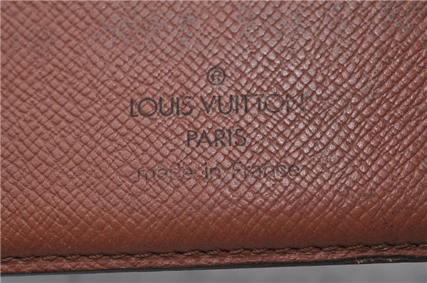 Auth Louis Vuitton Monogram Portefeuille Multiple Bifold Wallet M60895 LV 7243D