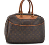 Authentic LOUIS VUITTON Monogram Deauville Hand Bag M47270 LV 7244C