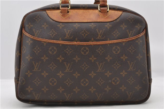 Authentic LOUIS VUITTON Monogram Deauville Hand Bag M47270 LV 7244C