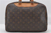 Authentic LOUIS VUITTON Monogram Deauville Hand Bag M47270 LV 7244C