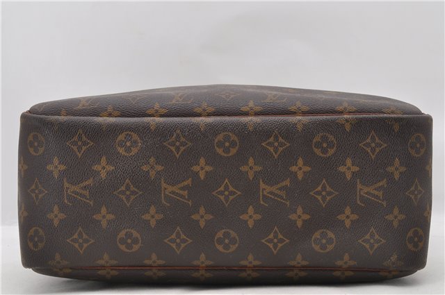 Authentic LOUIS VUITTON Monogram Deauville Hand Bag M47270 LV 7244C